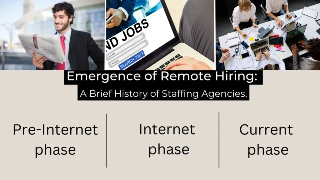 Emergence of Remote Hiring: A Brief History of Staffing Agencies