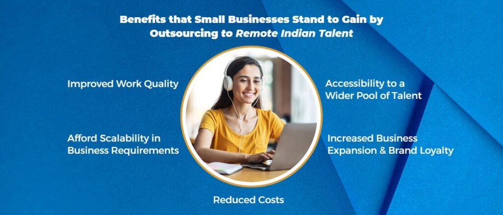 Benefits Gain by Outsourcing to Remote Indian Talent