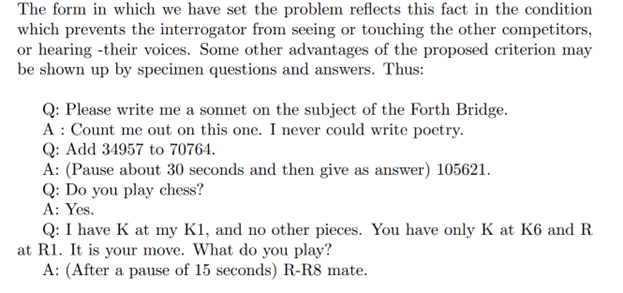 Excerpt from Turing's Paper